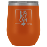 12oz. Stemless Tumbler- This Boy Can