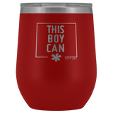 12oz. Stemless Tumbler- This Boy Can