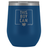 12oz. Stemless Tumbler- This Boy Can