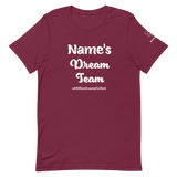 Personalized Dream Team Unisex t-shirt