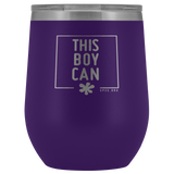 12oz. Stemless Tumbler- This Boy Can