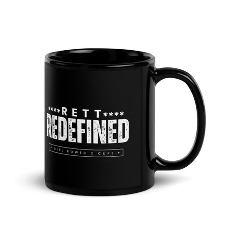 Rett Redefined Black Glossy Mug