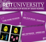 Rett U Communication Flip Books by Susan Norwell