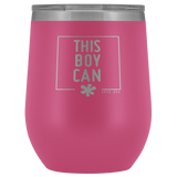 12oz. Stemless Tumbler- This Boy Can