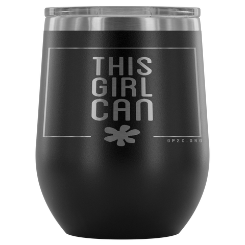 12oz. Stemless Tumbler- This Girl Can